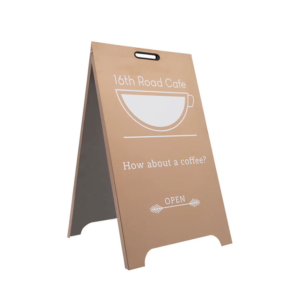 Metal A Tabela | Kafe & Restoran İçin Çift Taraflı Kaldırım Panosu