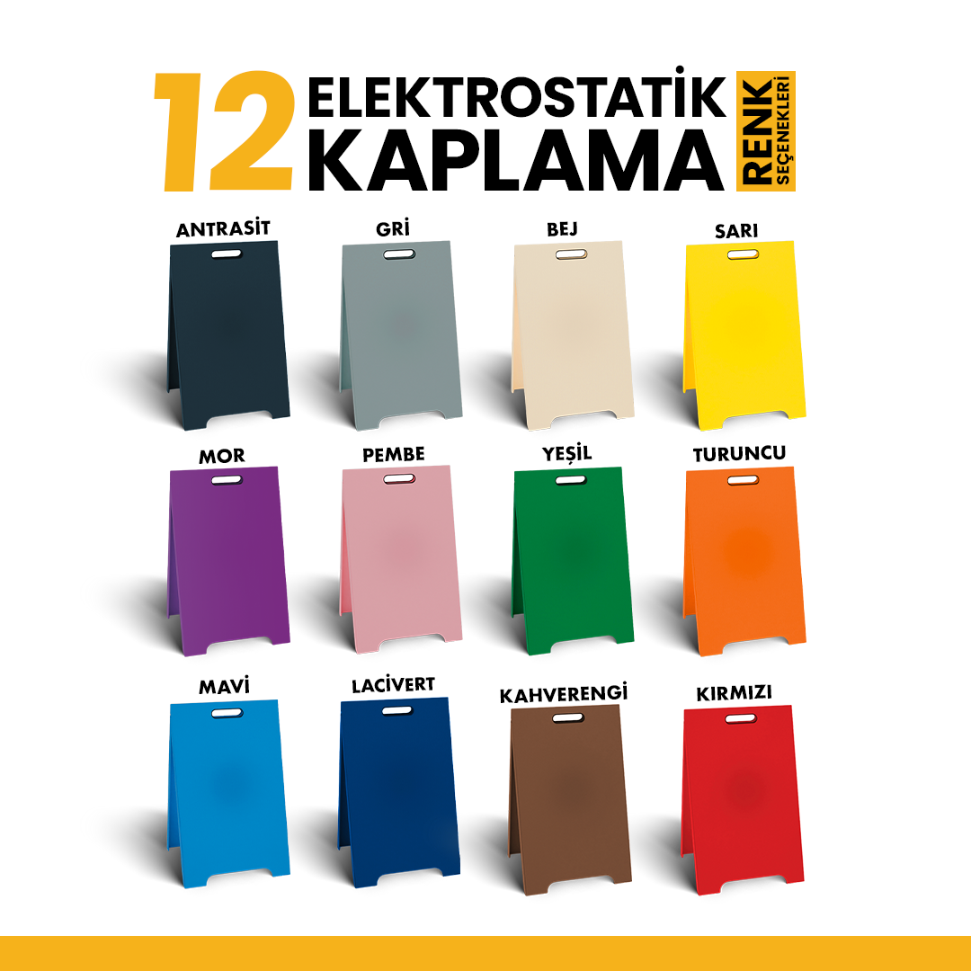 A-Çerçeve Metal Kaldırım Tabelası | Kafe, Restoran ve Butik İçin