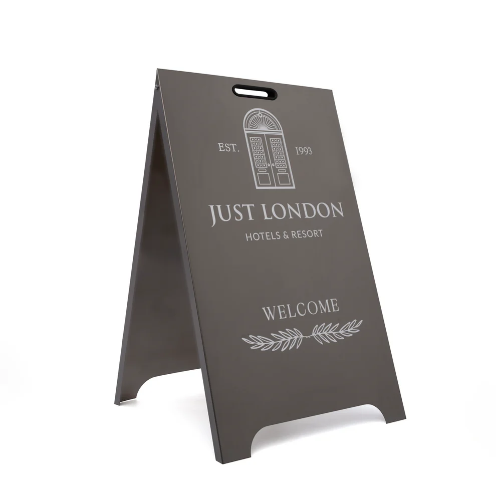 Metal A-Çerçeve Kaldırım Tabelası | Kafe & Mağaza Reklam Panosu