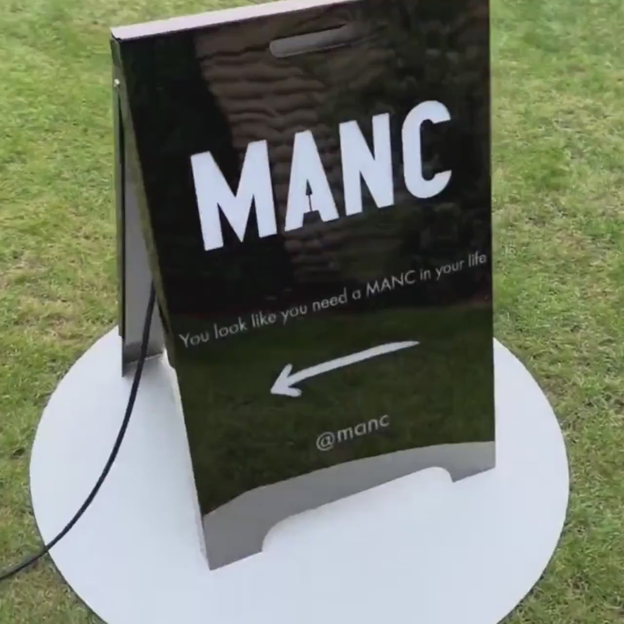 A-Çerçeve Metal Kaldırım Tabelası | Kafe, Restoran ve Butik İçin